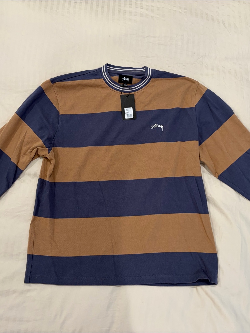 Stussy Striped Rugby Polo